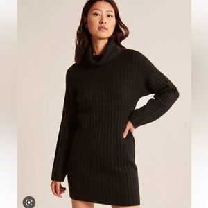 Abercrombie | Black Chunky Sweater Dress